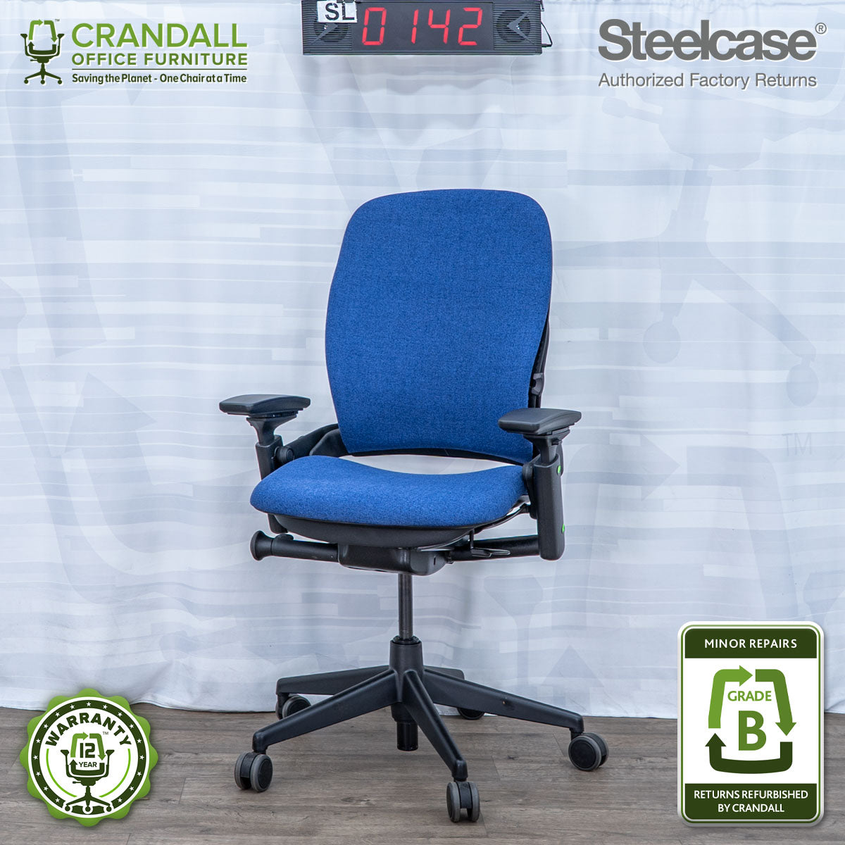 SL-0142 - Steelcase V2 Leap - Grade B