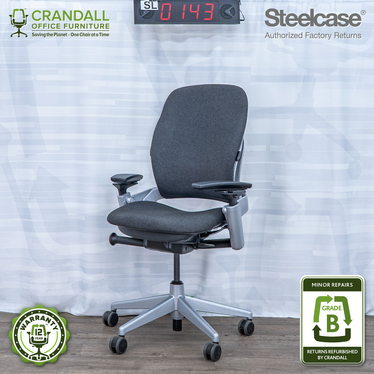 SL-0143 - Steelcase V2 Leap - Grade B