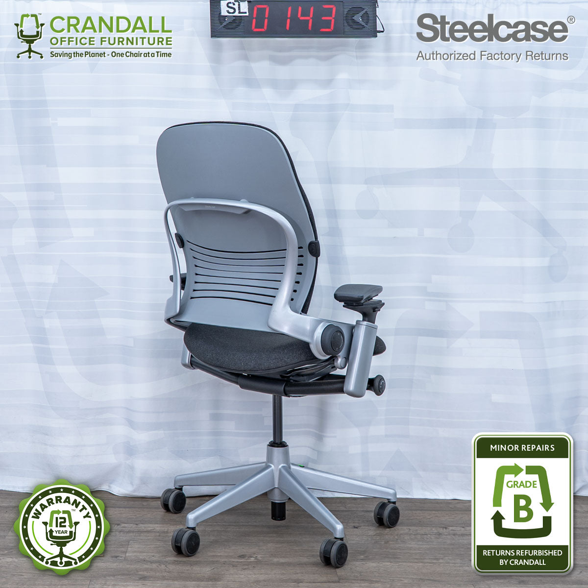 SL-0143 - Steelcase V2 Leap - Grade B