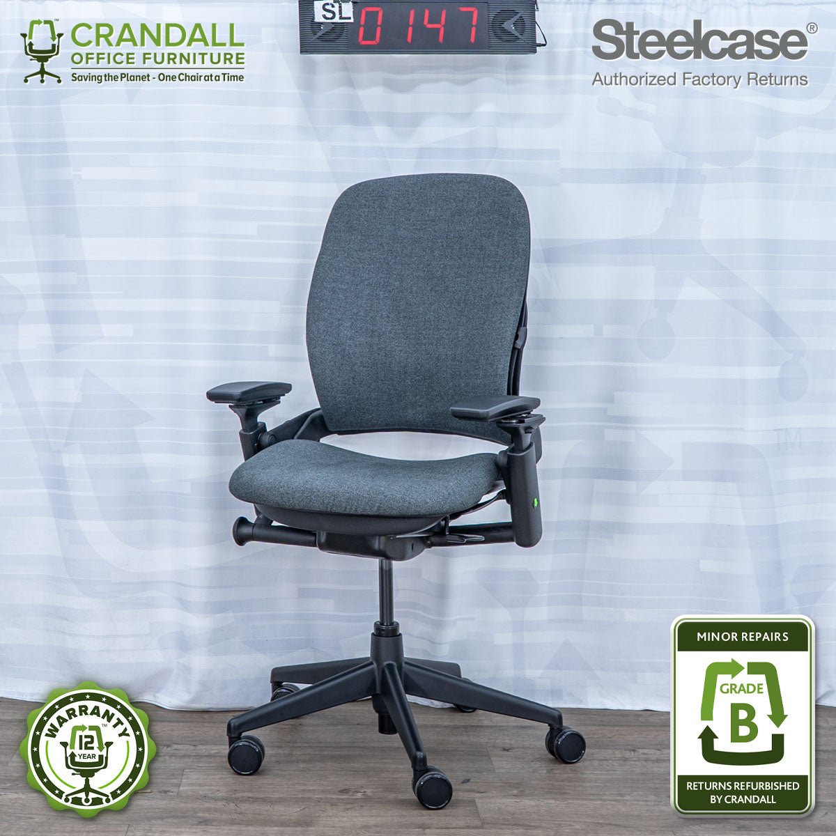 SL-0147 - Steelcase V2 Leap - Grade B