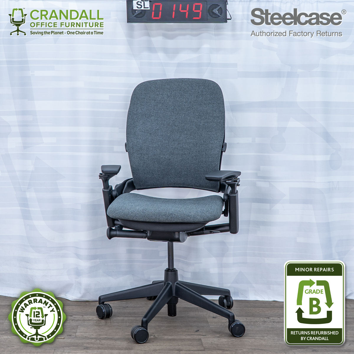 SL-0149 - Steelcase V2 Leap - Grade B
