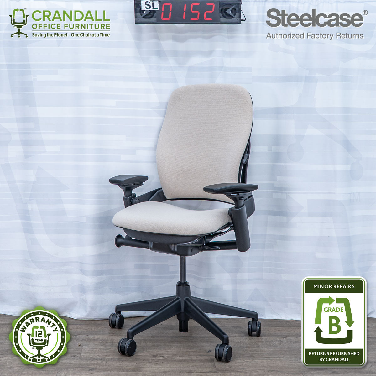 SL-0152 - Steelcase V2 Leap - Grade B
