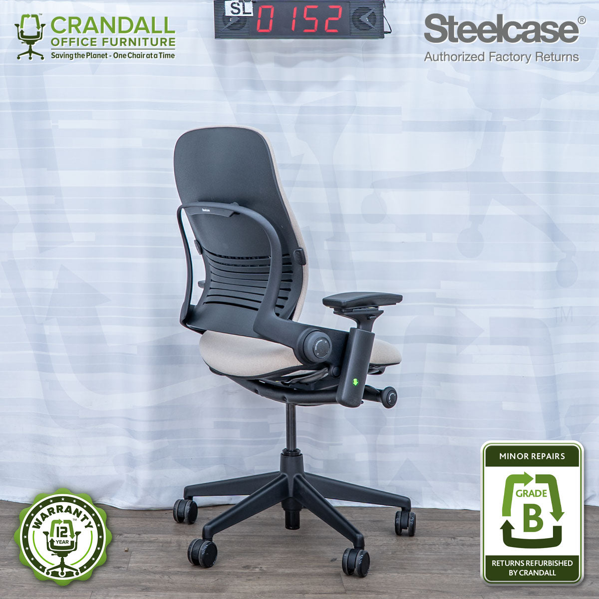 SL-0152 - Steelcase V2 Leap - Grade B