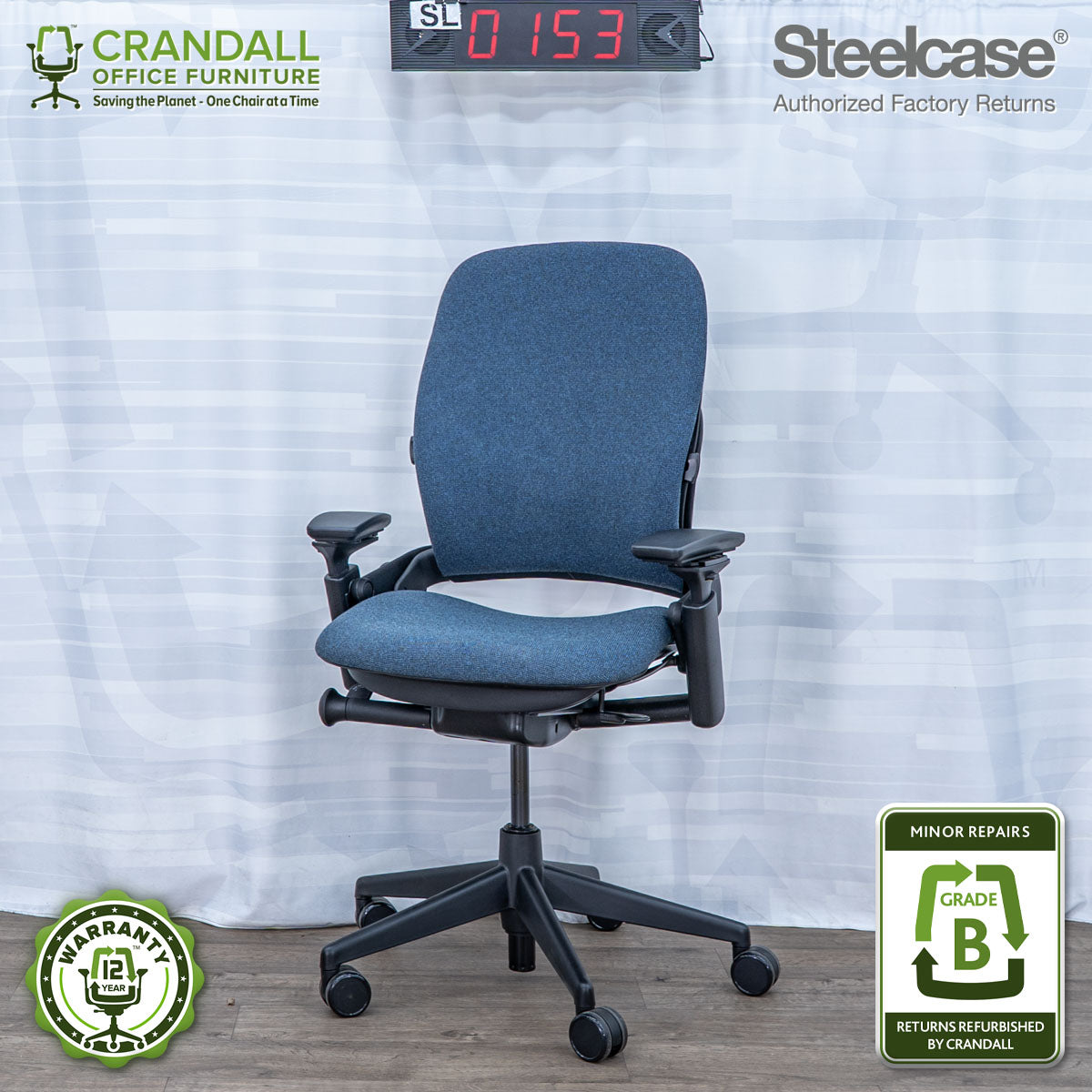 SL-0153 - Steelcase V2 Leap - Grade B