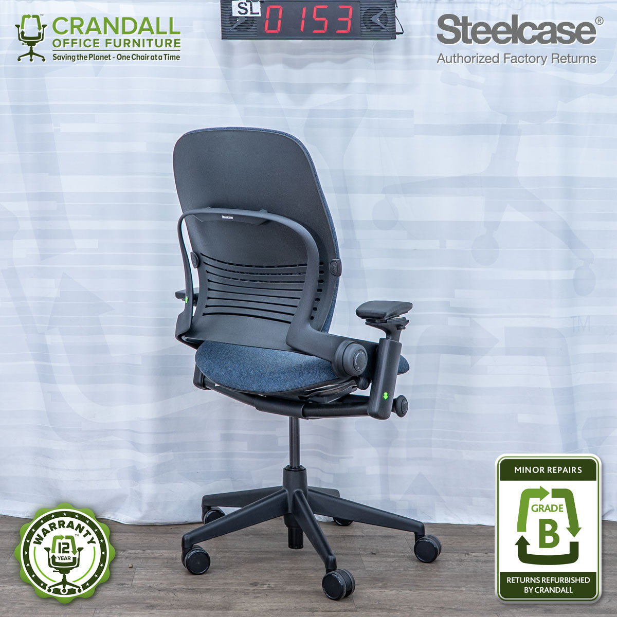 SL-0153 - Steelcase V2 Leap - Grade B
