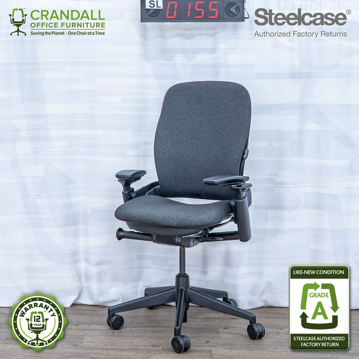 SL-0155 - Steelcase V2 Leap - Grade A