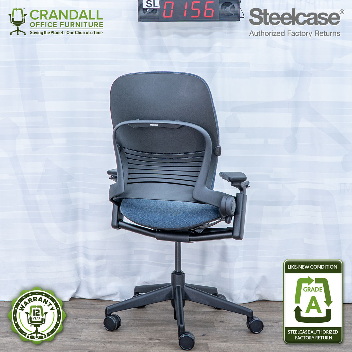 SL-0156 - Steelcase V2 Leap - Grade A