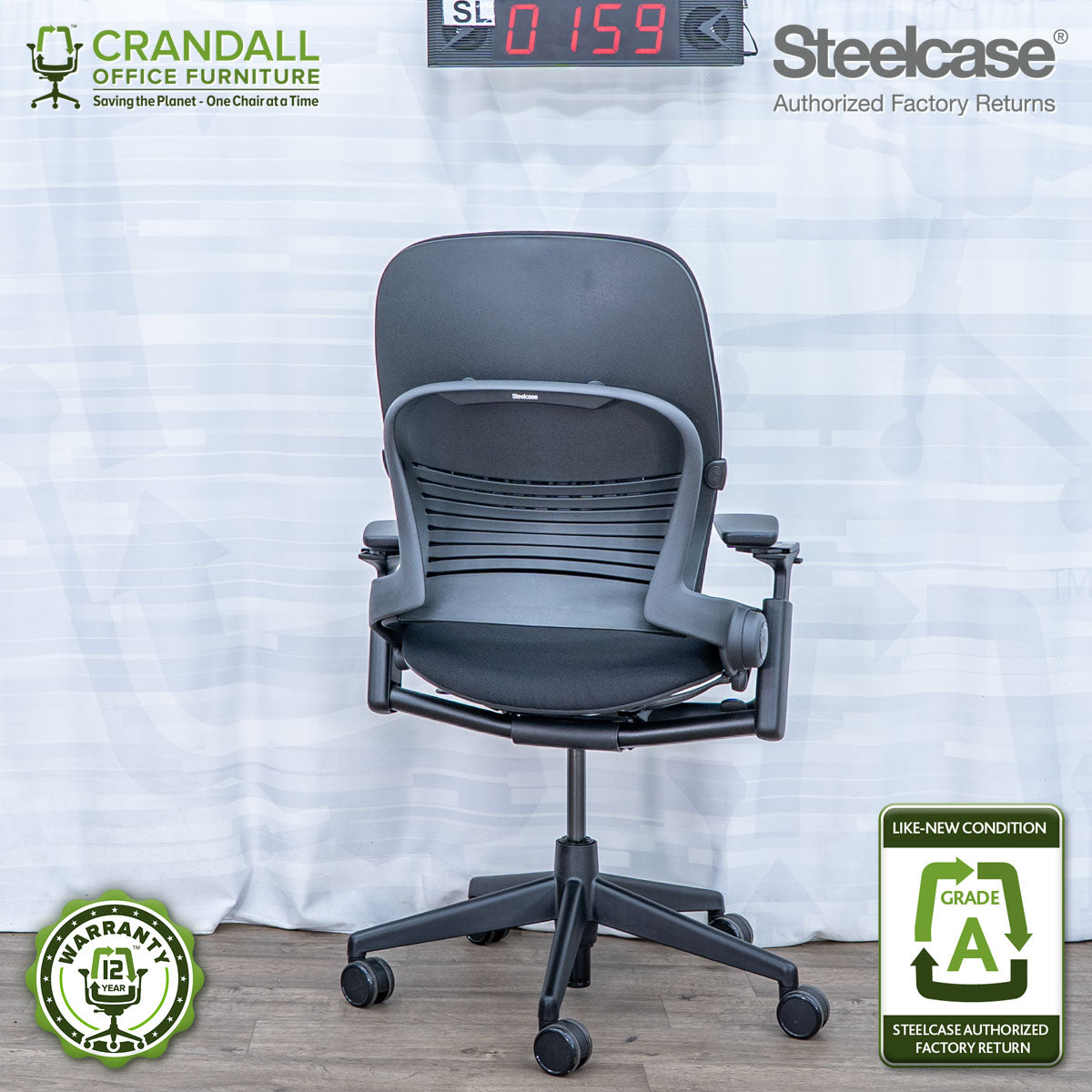 SL-0159 - Steelcase V2 Leap - Grade A