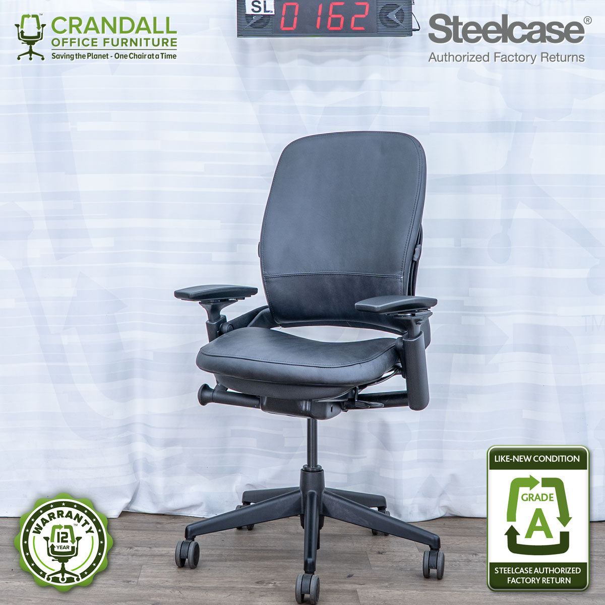 SL-0162 - Steelcase V2 Leap - Grade A