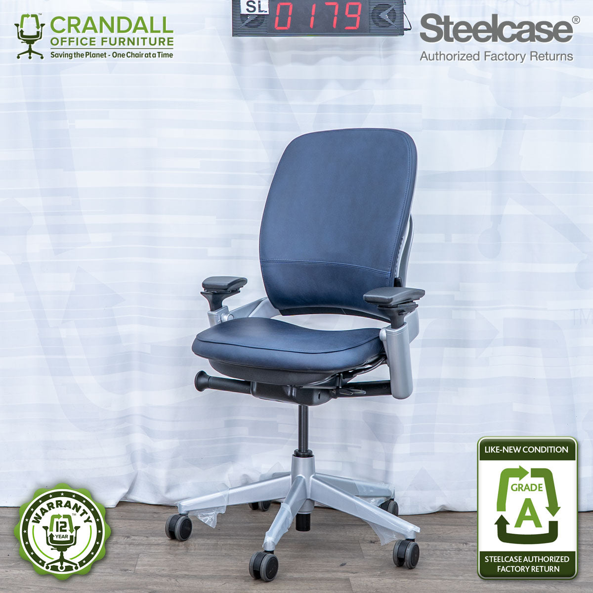 SL-0179 - Steelcase V2 Leap - Grade A
