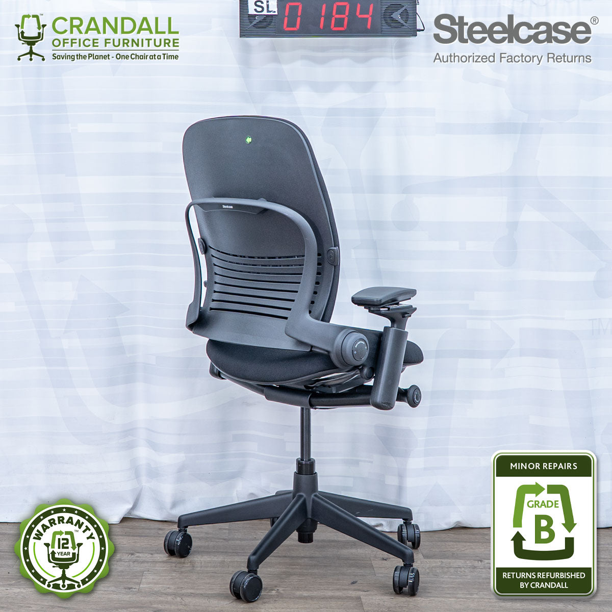 SL-0184 - Steelcase V2 Leap - Grade B