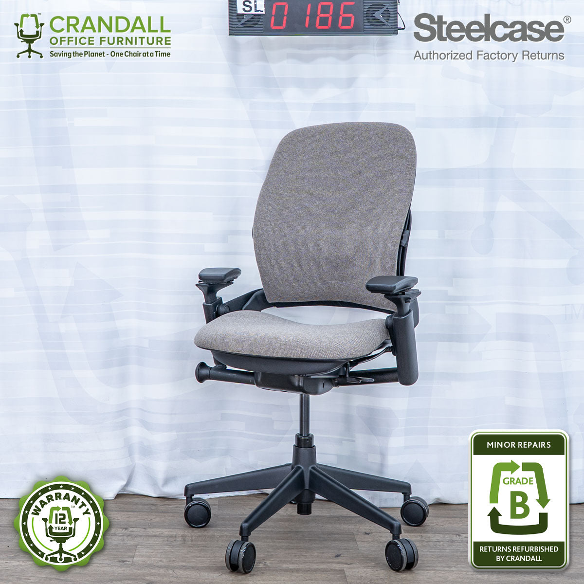 SL-0186 - Steelcase V2 Leap - Grade B