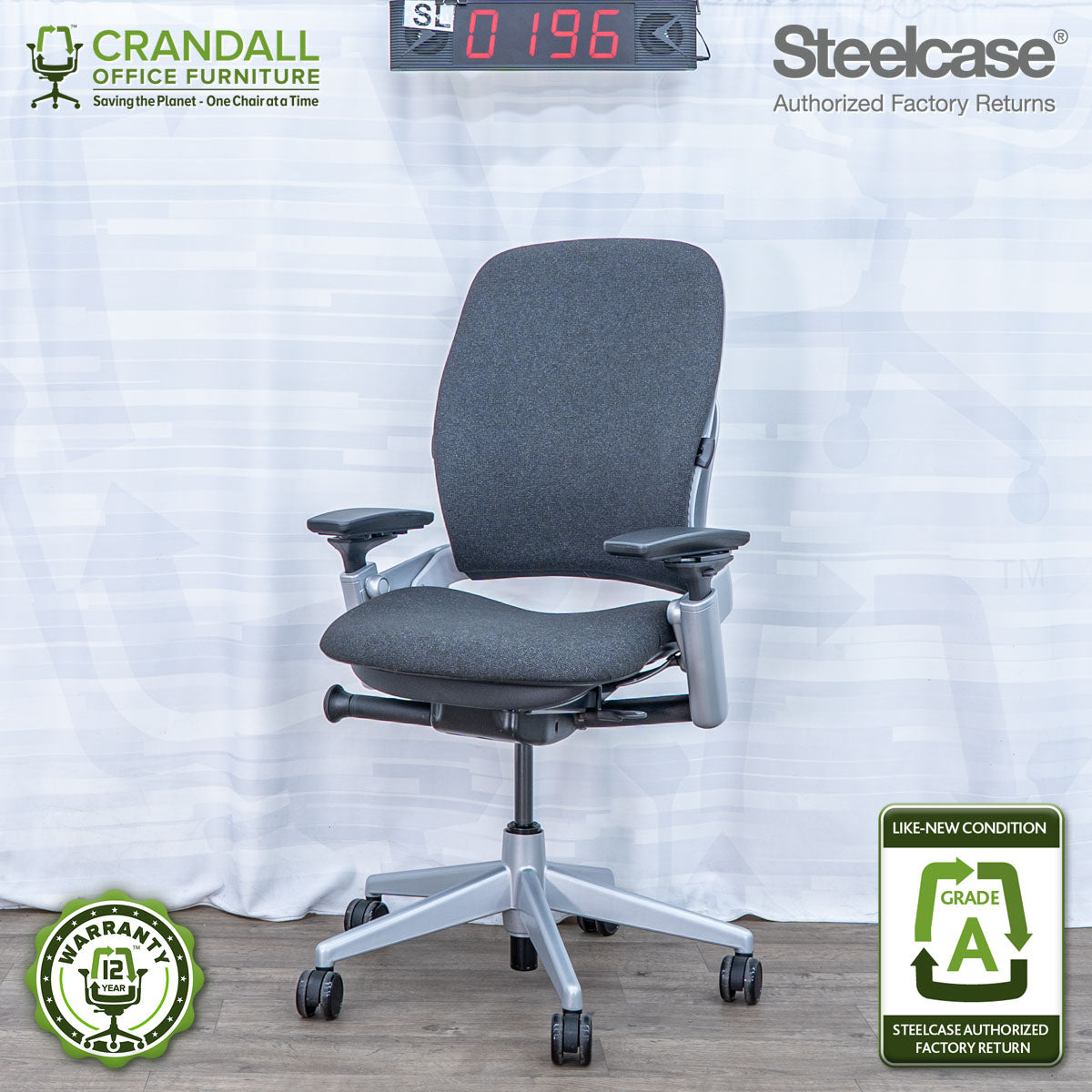 SL-0196 - Steelcase V2 Leap - Grade A