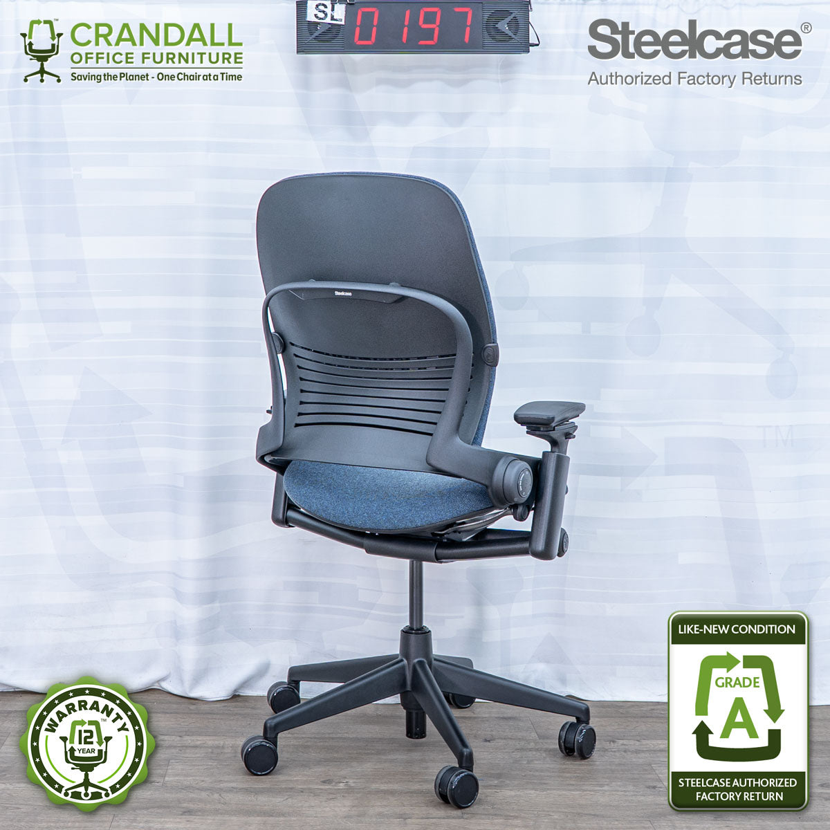 SL-0197 - Steelcase V2 Leap - Grade A