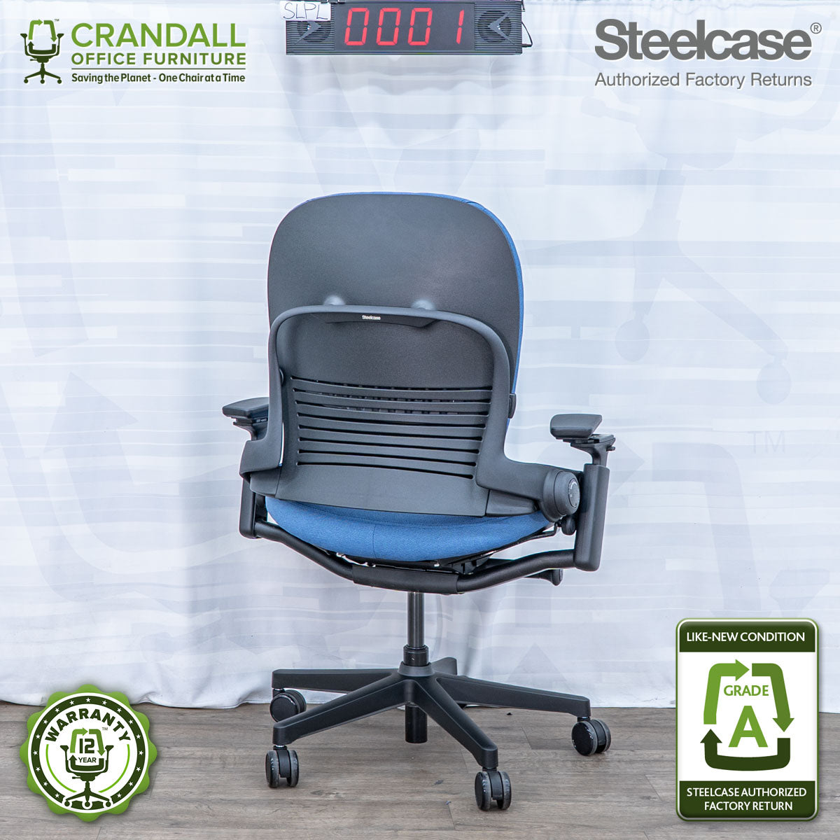 SP-0001 - Steelcase Leap Plus - Grade A