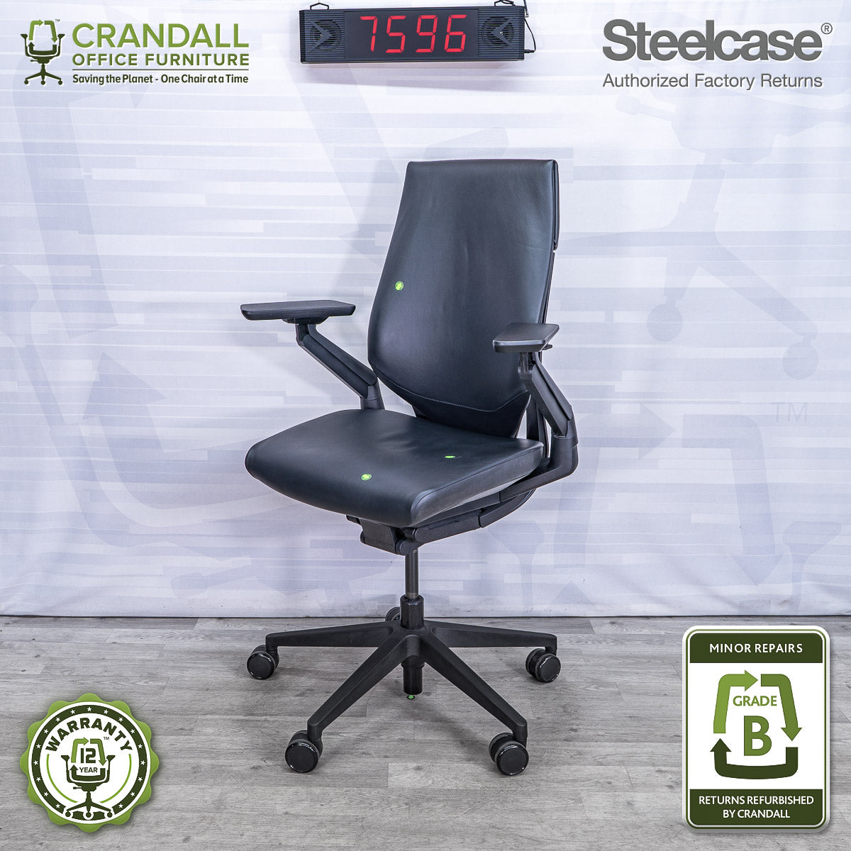7596 - Steelcase Gesture - Grade B **CLOSEOUT - NO RETURNS**