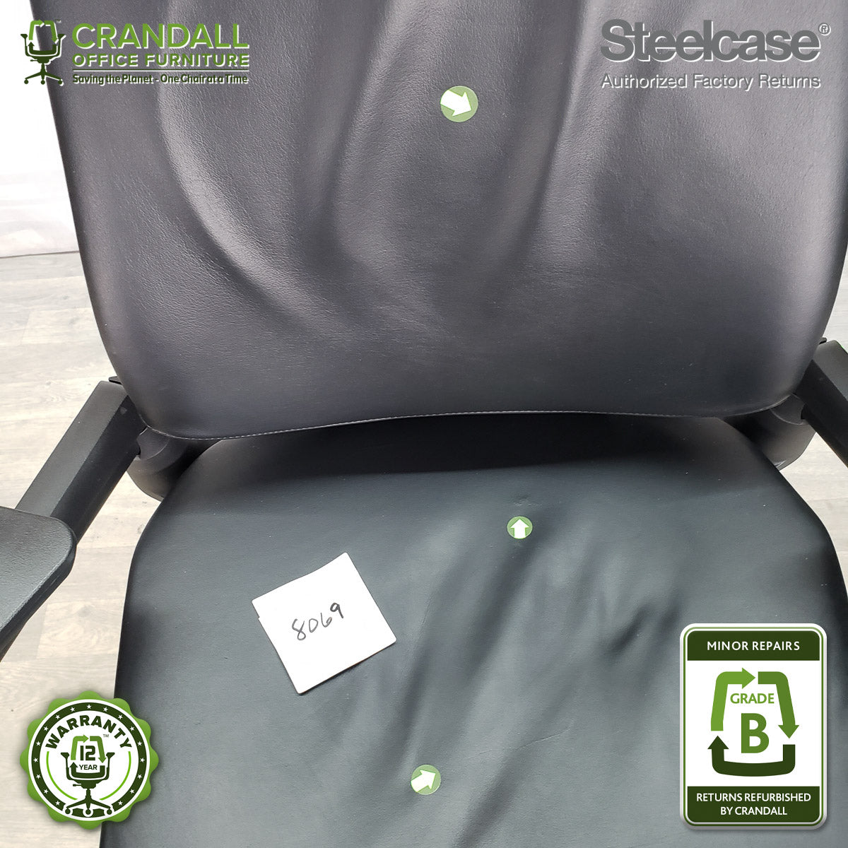 8069 - Steelcase Gesture - Grade B **CLOSEOUT - NO RETURNS**