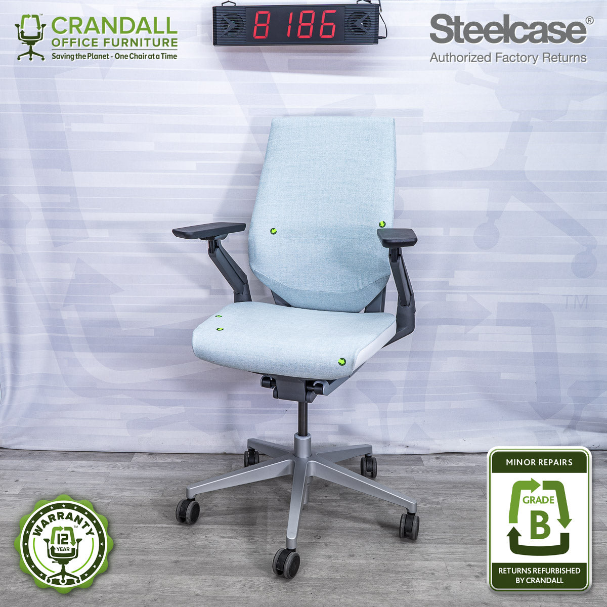 8186 - Steelcase Gesture - Grade B **CLOSEOUT - NO RETURNS**