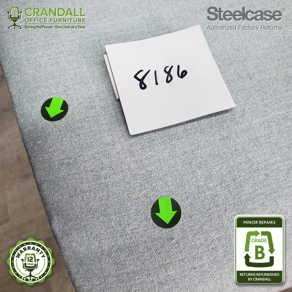 8186 - Steelcase Gesture - Grade B **CLOSEOUT - NO RETURNS**