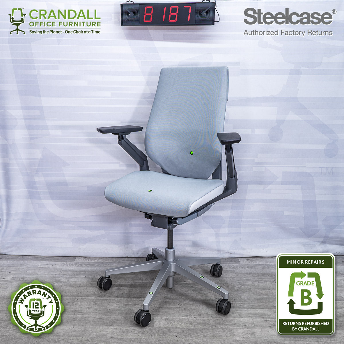 8187 - Steelcase Gesture - Grade B **CLOSEOUT - NO RETURNS**