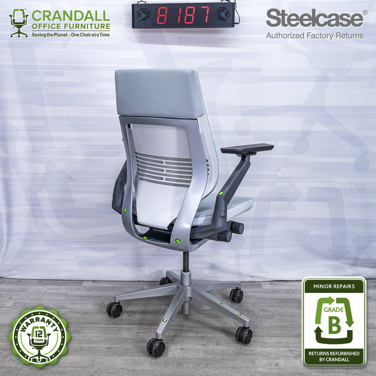 8187 - Steelcase Gesture - Grade B **CLOSEOUT - NO RETURNS**