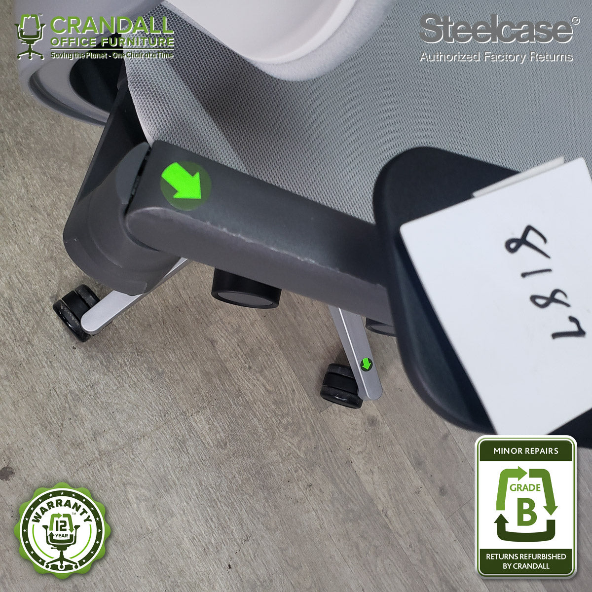 8187 - Steelcase Gesture - Grade B **CLOSEOUT - NO RETURNS**