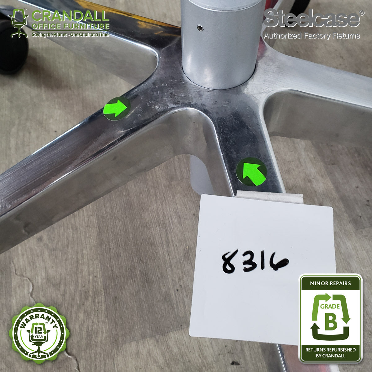 8316 - Steelcase Gesture - Grade B **CLOSEOUT - NO RETURNS**