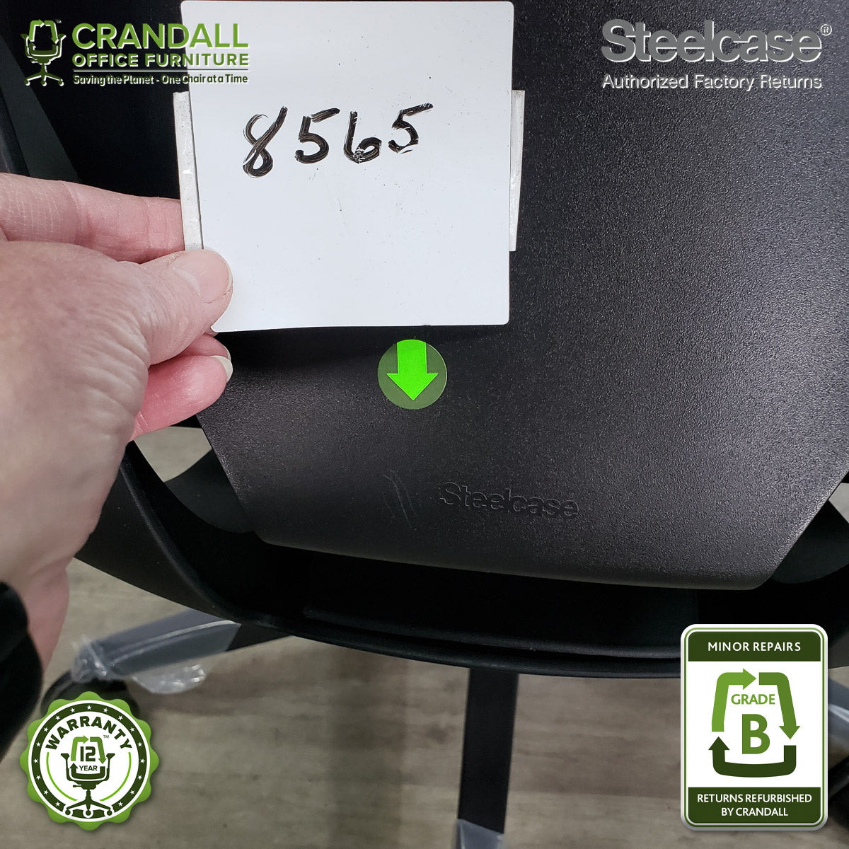 8565 - Steelcase Gesture - Grade B **CLOSEOUT - NO RETURNS**