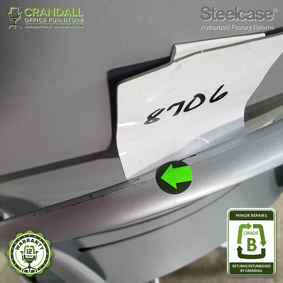 8706 - Steelcase V2 Leap - Grade B **CLOSEOUT - NO RETURNS**