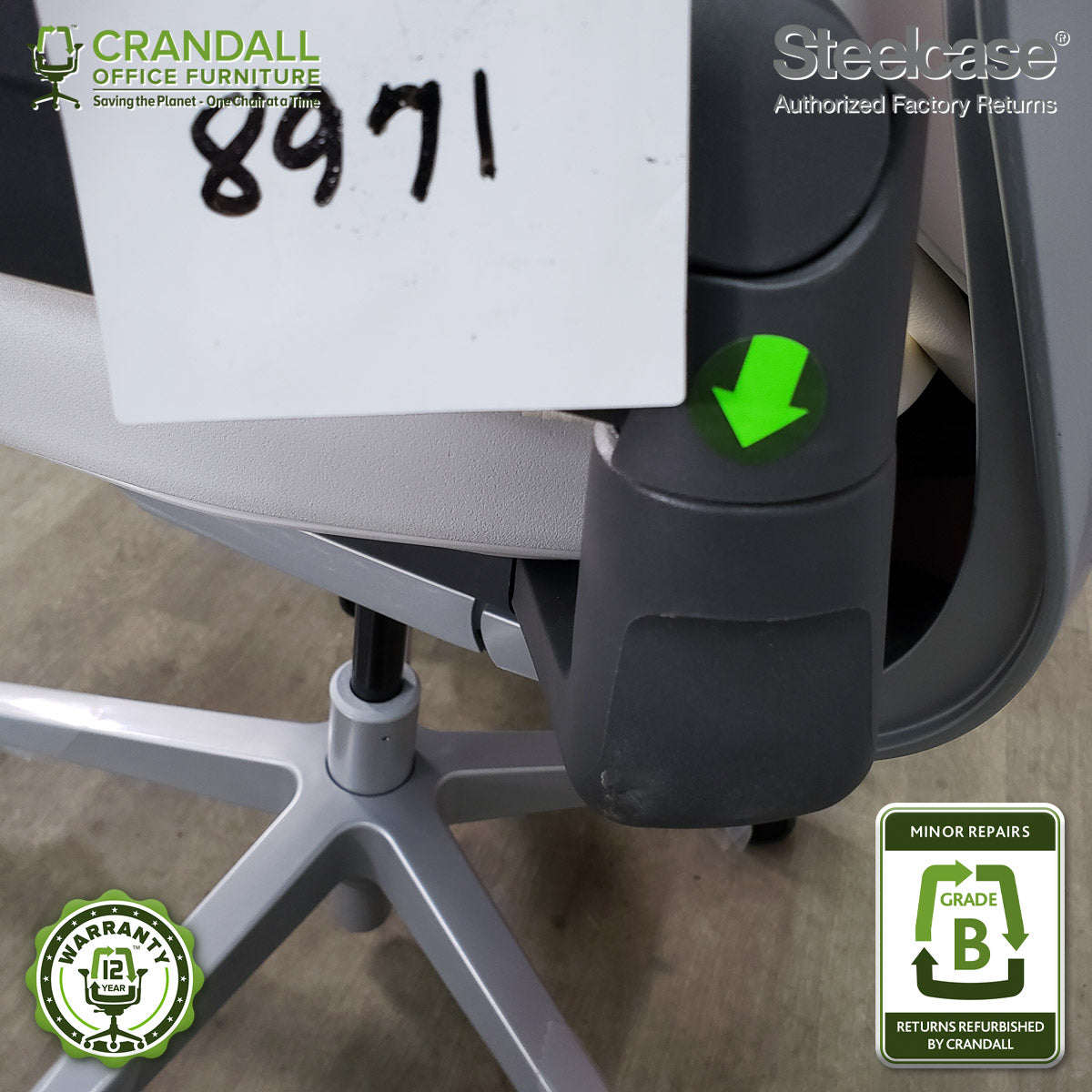 8971 - Steelcase Gesture - Grade B **CLOSEOUT - NO RETURNS**