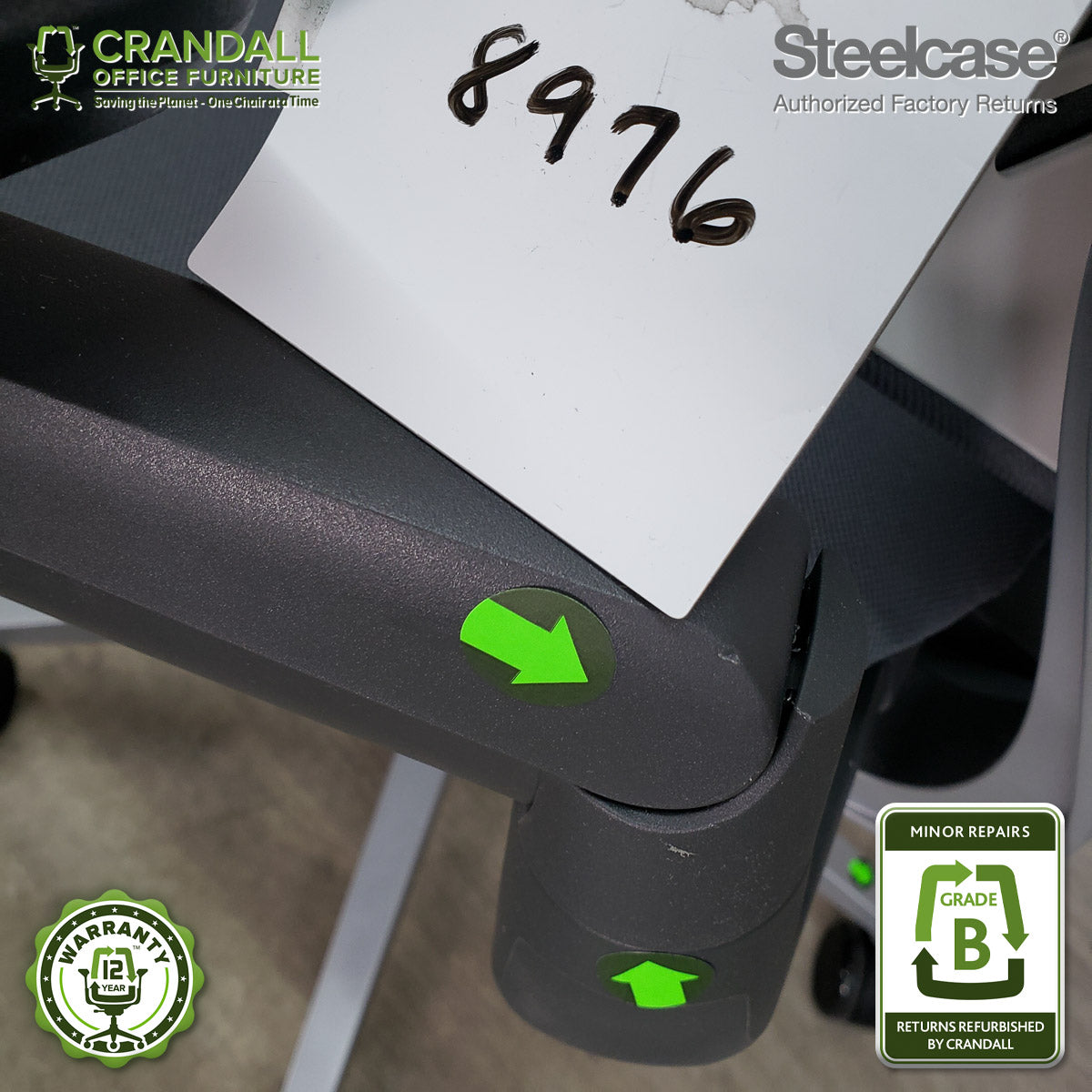 8976 - Steelcase Gesture - Grade B **CLOSEOUT - NO RETURNS**
