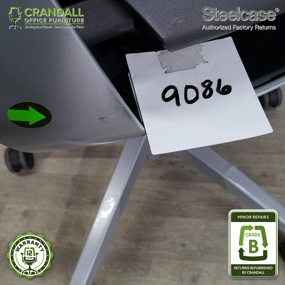 9086 - Steelcase Gesture - Grade B **CLOSEOUT - NO RETURNS**