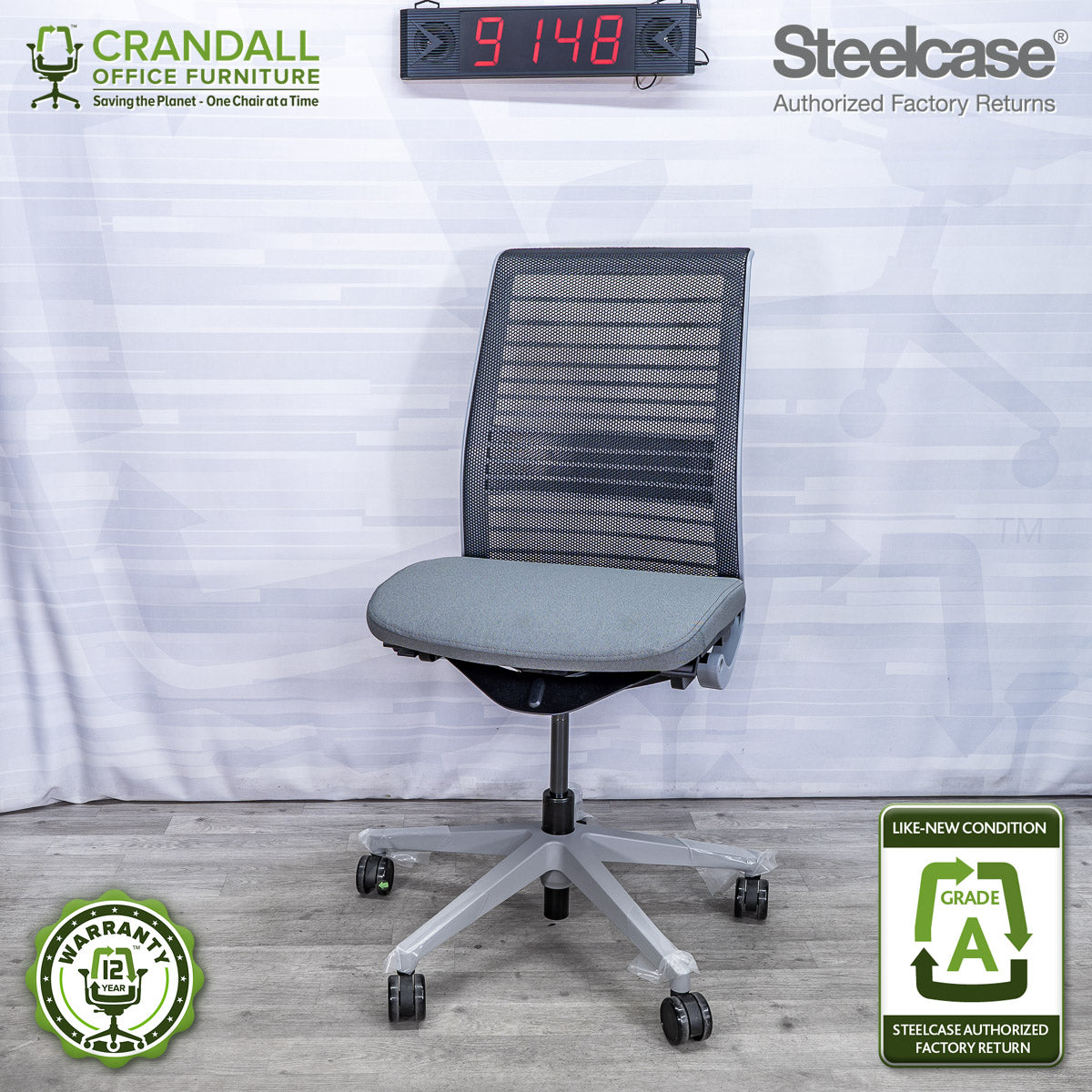 9148 - Steelcase V2 Think - Grade A **CLOSEOUT - NO RETURNS**