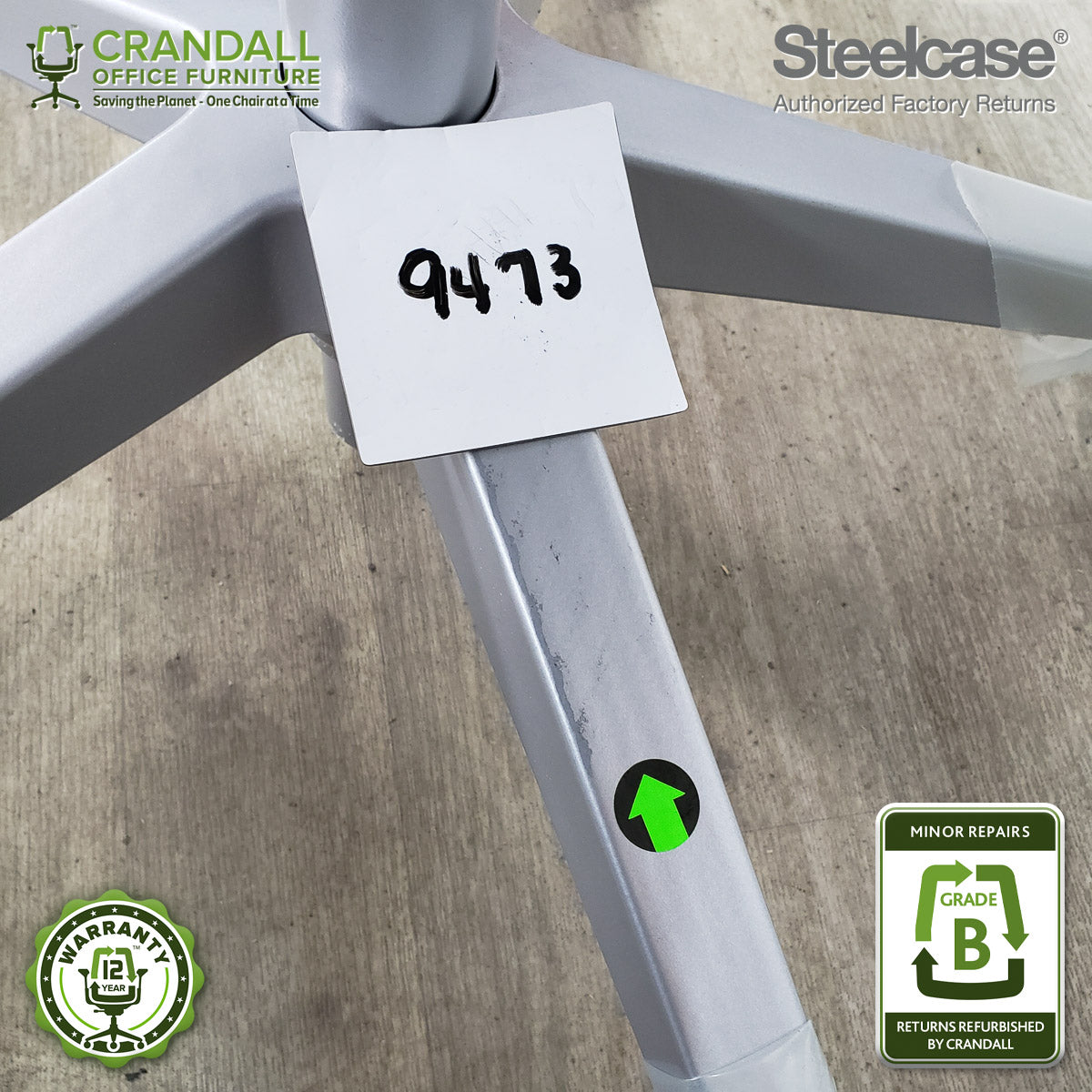 9473 - Steelcase Gesture - Grade B **CLOSEOUT - NO RETURNS**