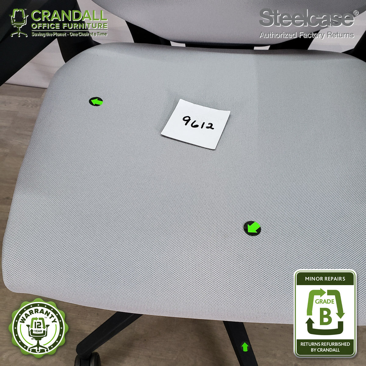 9612 - Steelcase Gesture - Grade B **CLOSEOUT - NO RETURNS**