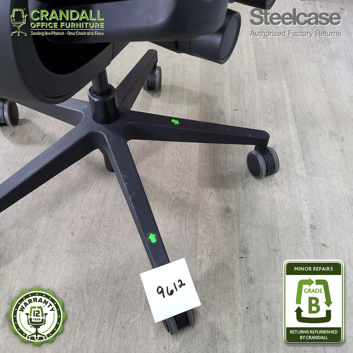 9612 - Steelcase Gesture - Grade B **CLOSEOUT - NO RETURNS**