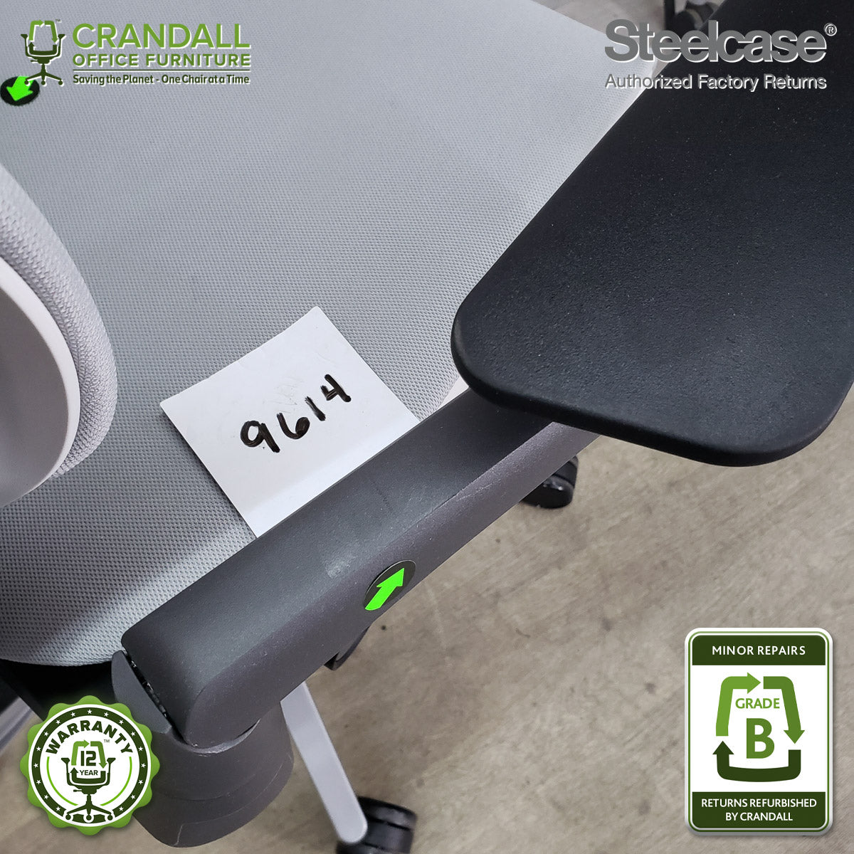 9614 - Steelcase Gesture - Grade B **CLOSEOUT - NO RETURNS**