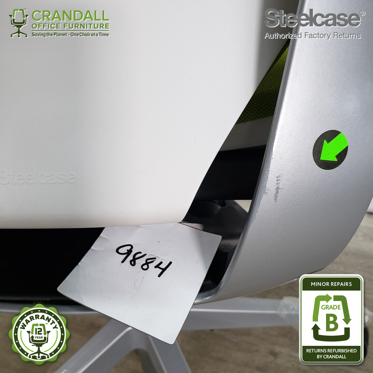 9884 - Steelcase Gesture - Grade B **CLOSEOUT - NO RETURNS**