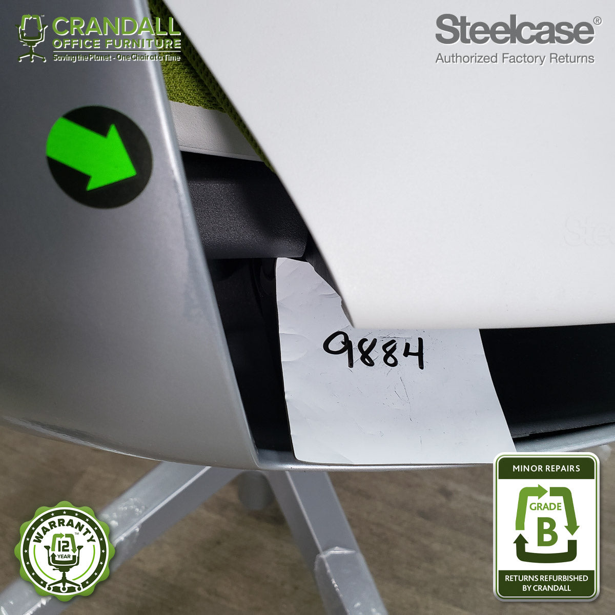 9884 - Steelcase Gesture - Grade B **CLOSEOUT - NO RETURNS**