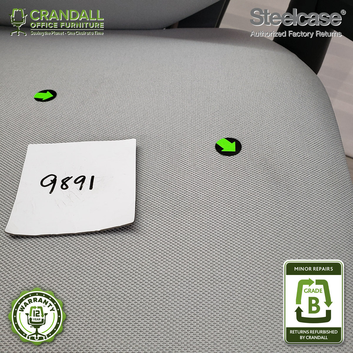 9891 - Steelcase Gesture - Grade B **CLOSEOUT - NO RETURNS**