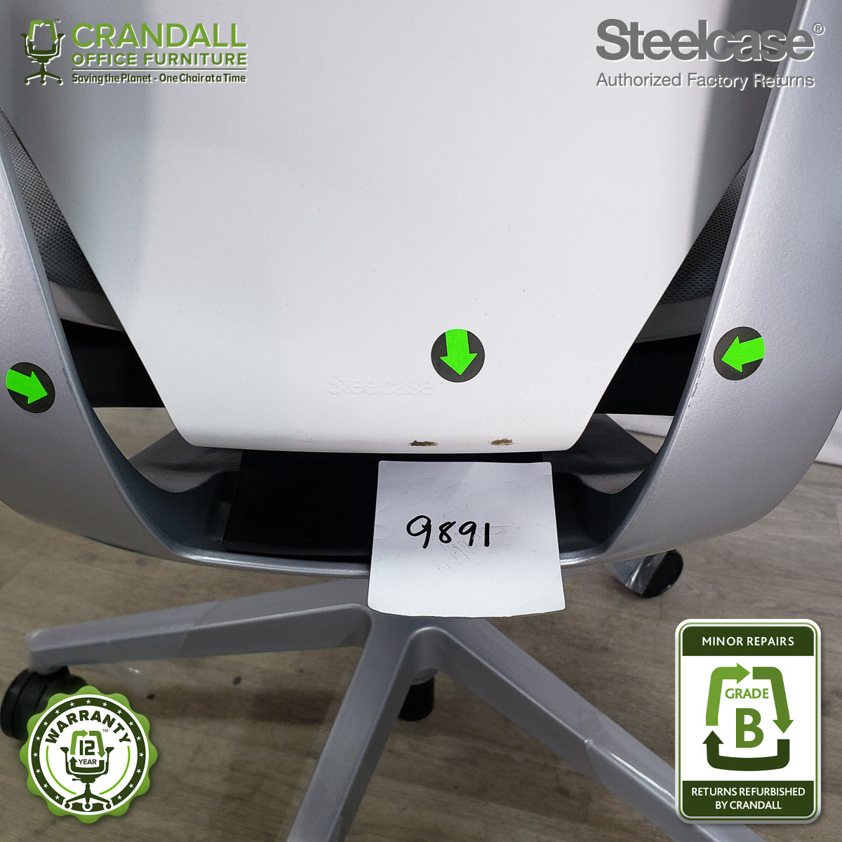 9891 - Steelcase Gesture - Grade B **CLOSEOUT - NO RETURNS**