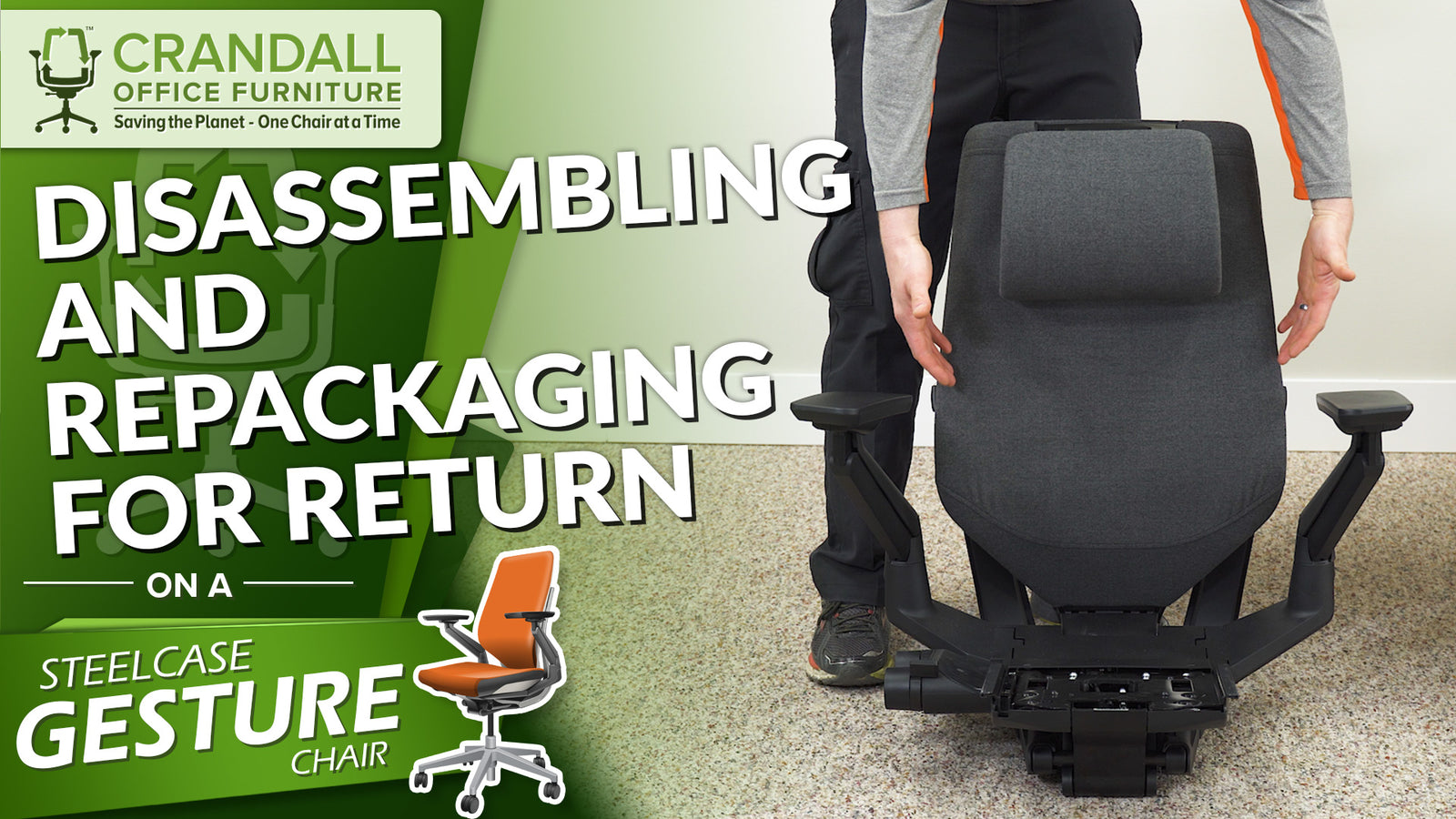 How to Disassemble and Repackage a Steelcase Gesture Chair for Return