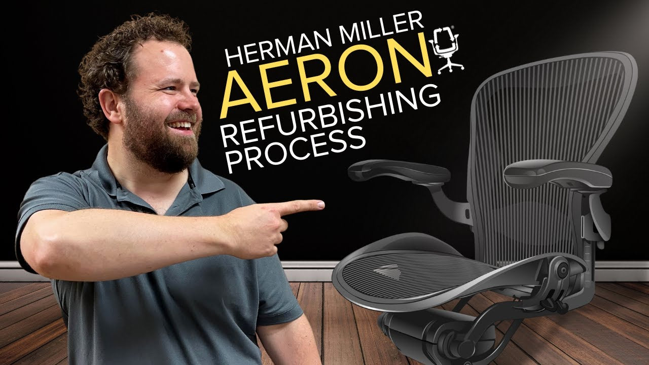 The Complete Process of Refurbishing Aeron Classic Chairs at Crandall Office Furniture