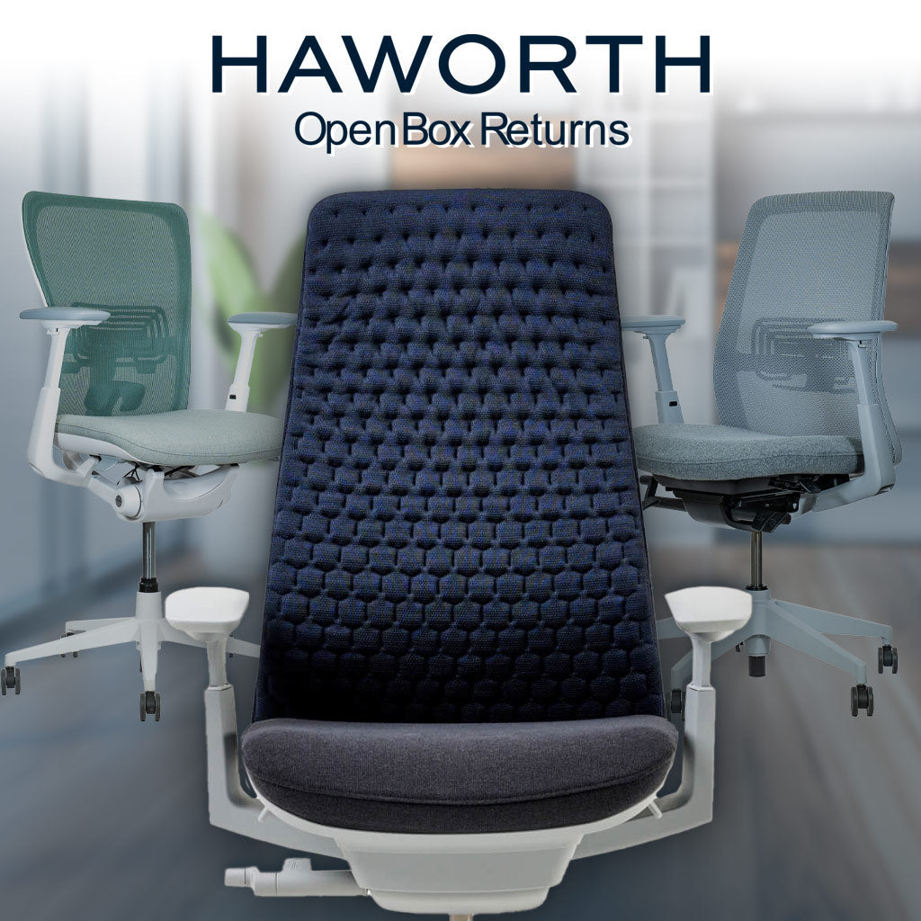 Box Rested On Chairs Haworth Open Box Return Chairs – Crandall Office Furniture