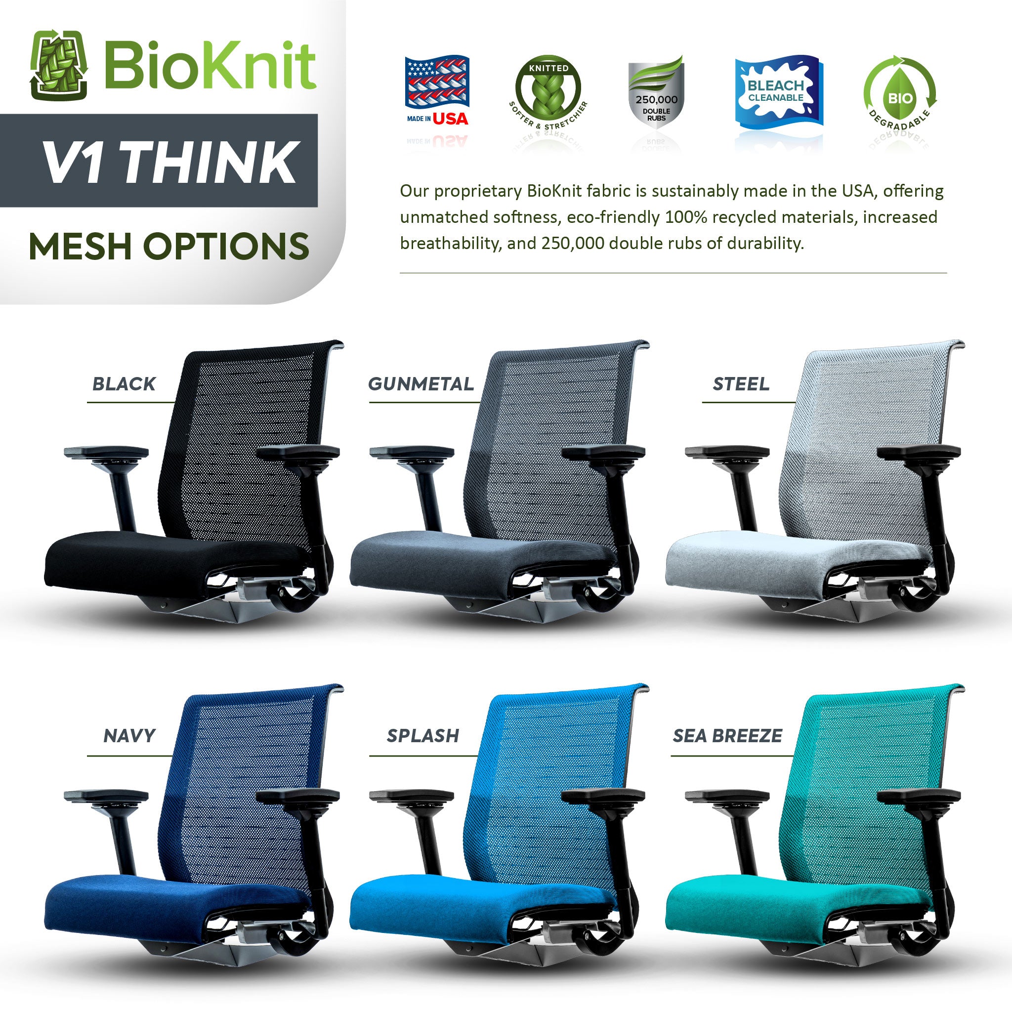 Steelcase V1 Think Ergonomic Office Chair - Remanufactured - Thumbnail 4