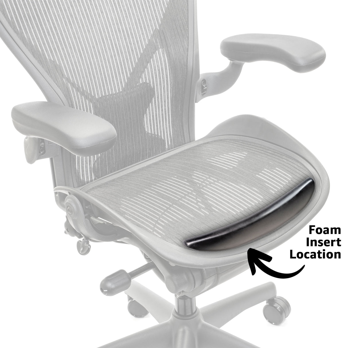 Herman Miller Aeron Classic Under Seat Foam Insert (New & Improved)