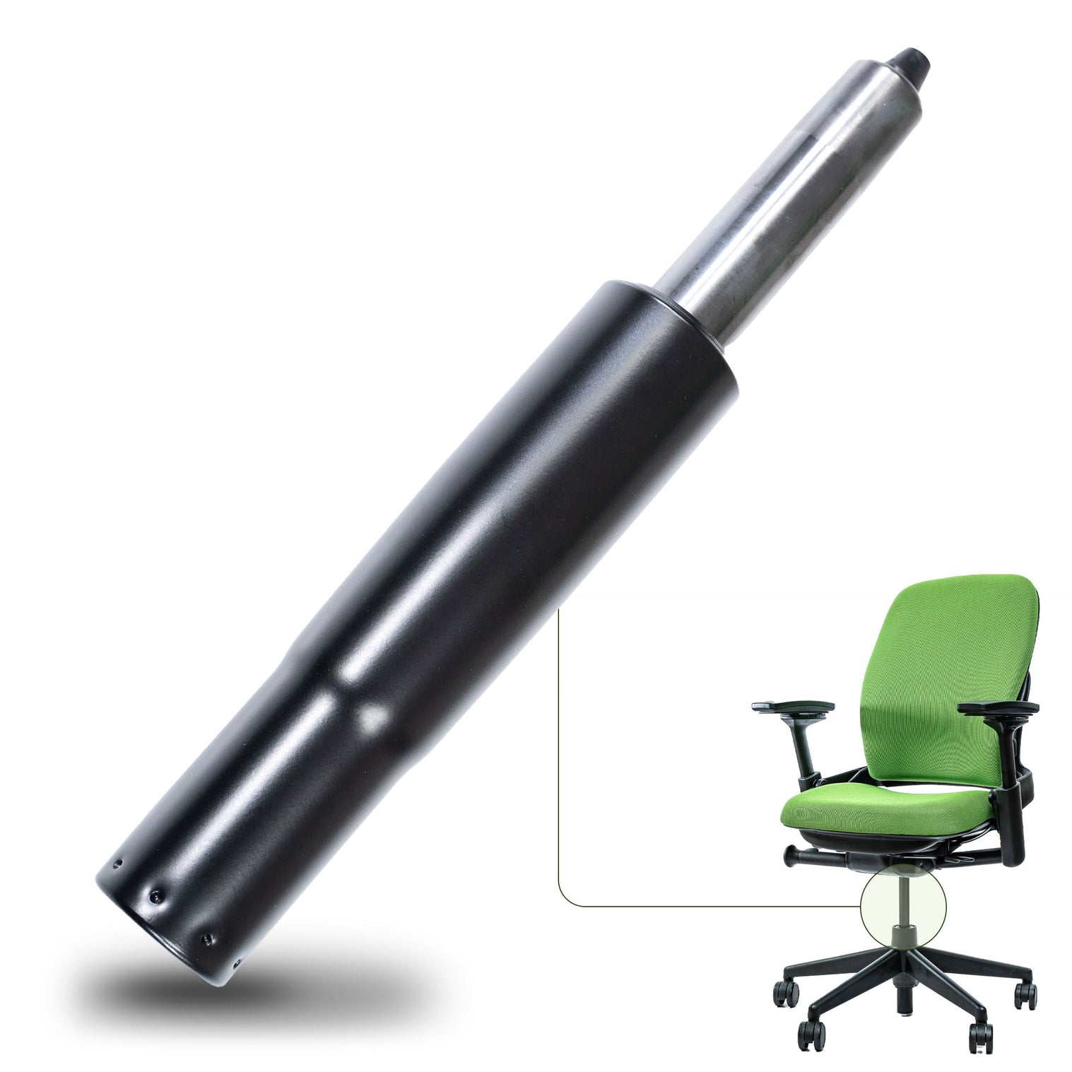 Steelcase 462 Leap Chair Premium Heavy Duty Replacement Gas Cylinder steelcase-462-leap-chair-premium-heavy-duty-replacement-gas-cylinder