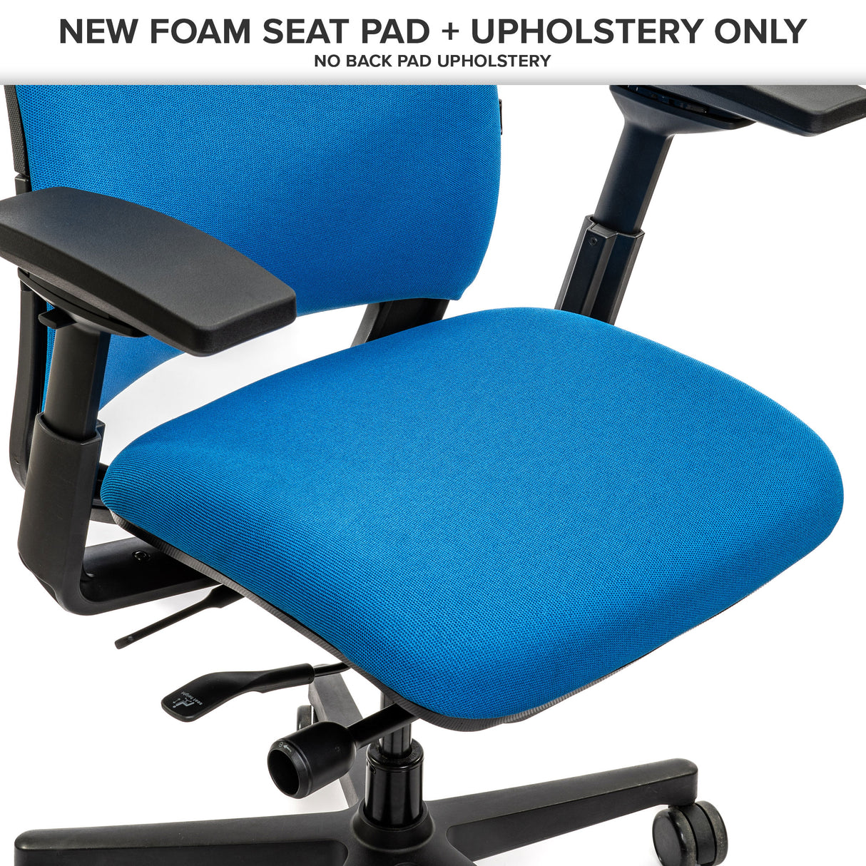 Steelcase Amia (Seat Only) Upholstery Service + New Foam Seat Pad