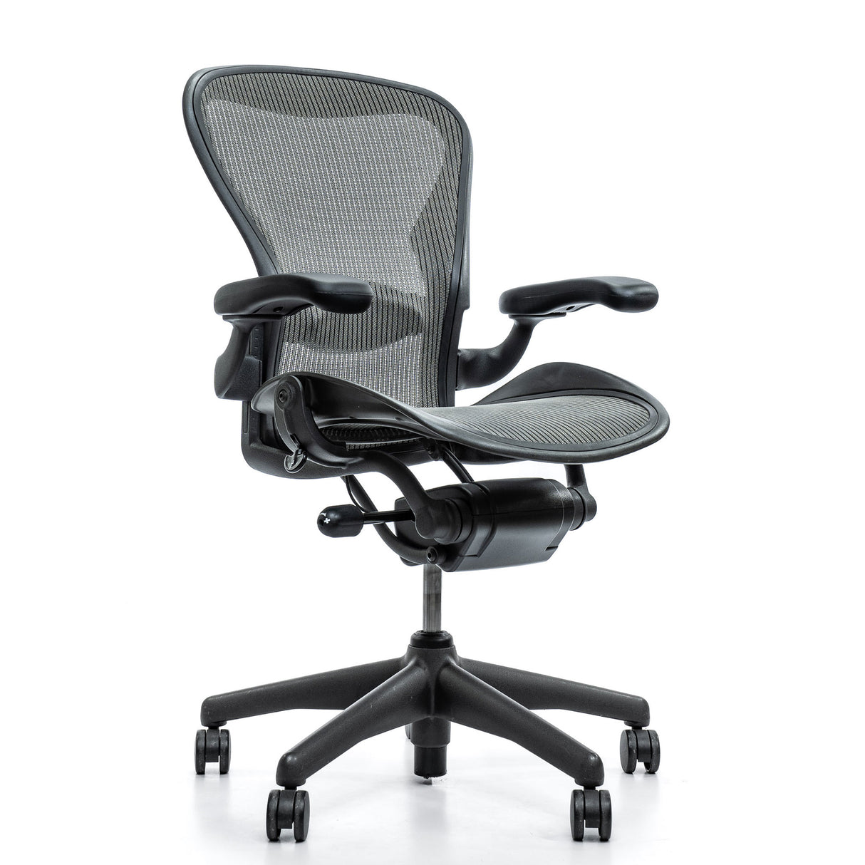 Herman Miller Aeron Classic Chair (Fixed Arms) - Remanufactured by Crandall