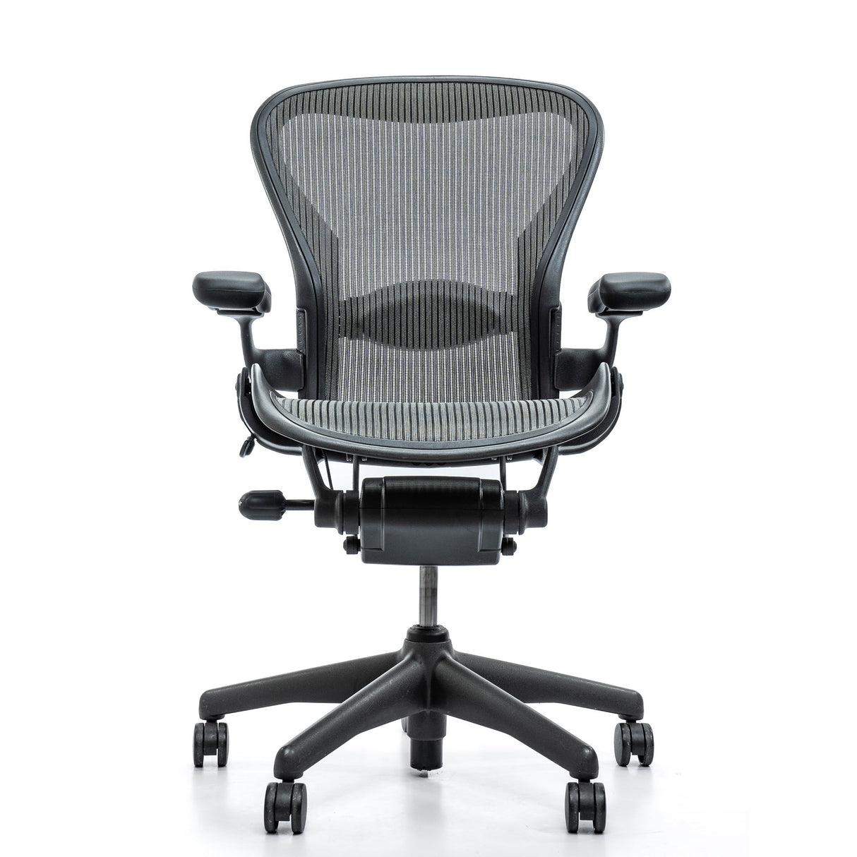 Herman Miller Aeron Classic Chair (Fixed Arms) - Remanufactured by Crandall